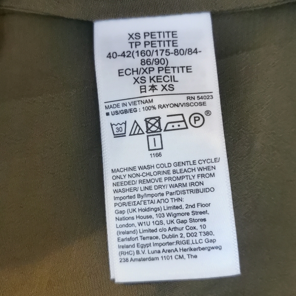 NWT Gap spring summer light dress xsp - Picture 5 of 6